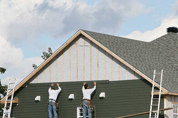 Professional Emergency Siding Repair technician working in Westfield, NC